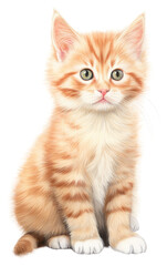 Obraz premium PNG Cat mammal animal kitten.