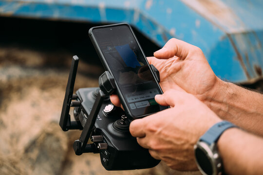 Operating Agricultural Drone via Smartphone
