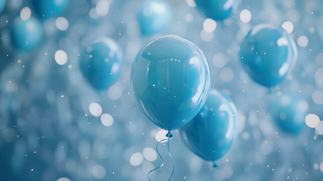 Blue Balloons Celebration