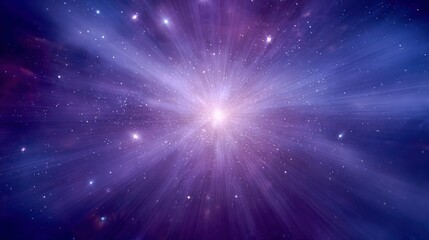 Vibrant Cosmic Radiance: A Stunning Display of Celestial Light and Galactic Energy in Deep Space