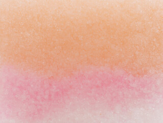 Fototapeta premium Pastel Pink Orange White Sugar Texture Background
