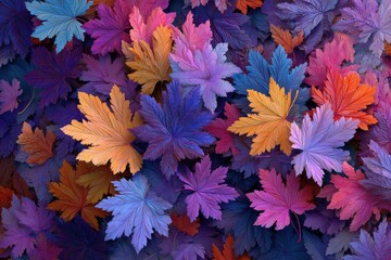 Vibrant Autumn Leaves Blanket the Floor