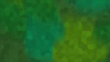 Abstract mosaic background with shades of green and yellow, reminiscent of nature, suitable for