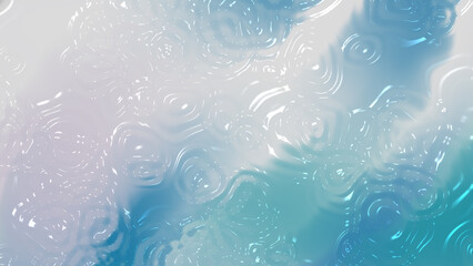 A captivating abstract background showcasing liquid textures in soothing blue and white tones...