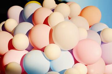 Colorful Display of Balloons 