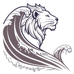 Lion Head Vector Logo Design
