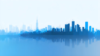 Obraz premium Dubai Skyline Reflection