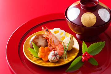 【おせち料理】新年をお祝いするお正月。おせち料理を準備して年神様をお迎えします。