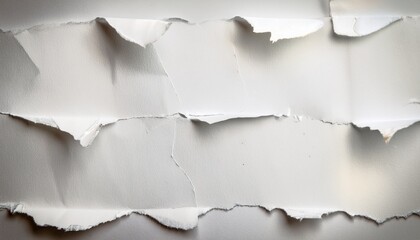 Fototapeta premium tears and wear of white paper on white background antique vintage effect photo filter