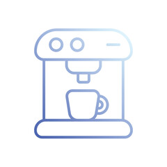 Coffee Machine icon vector