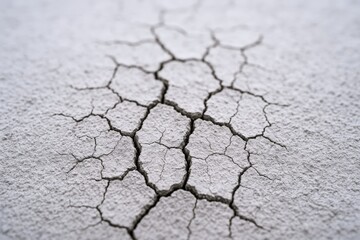 Obraz premium Cracked Earth Texture Background Showcasing Arid Soil and Climate Change Effects, Suitable for Environmental or Ecological Themes