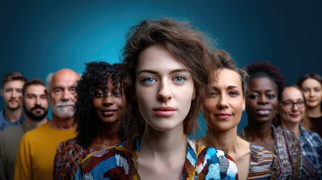 People diversity concept: identity variation, cultural influence, ethnic distinction, societal blend, racial harmony, background richness, origin mix, inclusion model, global perspective