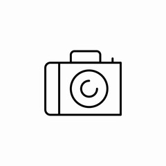 camera lens icon sign vector