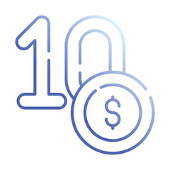 Salary icon vector