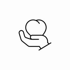 heart offer icon sign vector