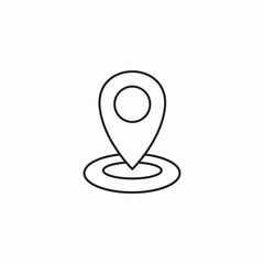 location marker icon sign vector