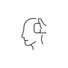 positive mindset icon sign vector