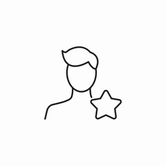 top member icon sign vector