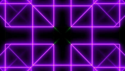 Purple neon geometric pattern