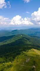 Obraz premium Blurry mountain vista