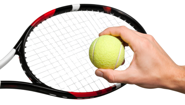 Tennis Racket PNG, Realistic Sports Equipment, Transparent Background, Outdoor Game Icon