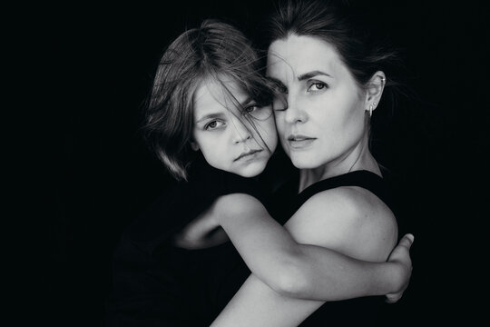 Mother and Child's Tender Moment
