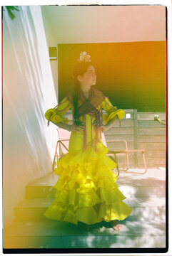 Girl in Flamenco Dress
