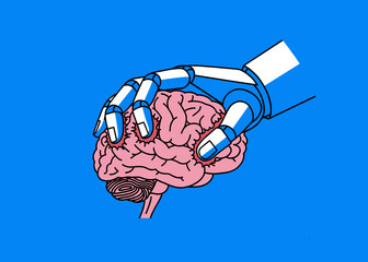 AI's potential to damage or destroy human intellect and autonomy.