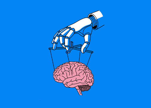 AI's potential control over human consciousness and autonomy.