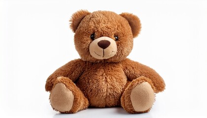 Obraz premium brown teddy bear isolated on white background