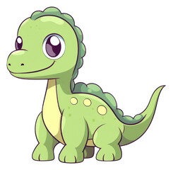 Fototapeta premium PNG Apatosauras dinosaur reptile cartoon animal.