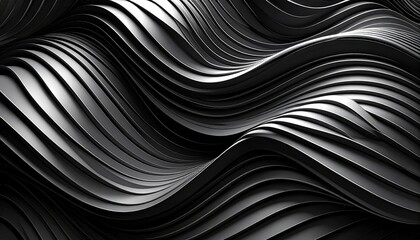 A captivating conceptual artwork features flowing wavy and curvy lines that create dynamic movement and organic shapes, blending modern abstract design with smooth, rhythmic artistic expression