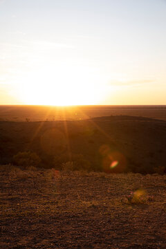 Sunset at Mundi Mundi Lookout