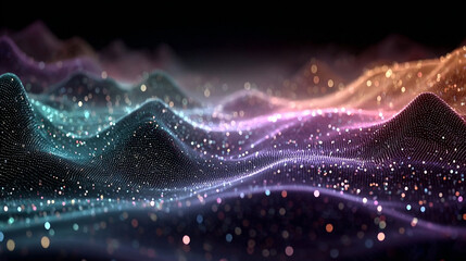 Digital abstract plexus technology blue background banner copyspace, graphics polygon line networks and dots shape connecting link structure, futuristic tech data computer concept.