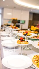 Buffet of appetizers