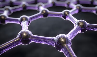 Interconnected Spheres and Lines Scientific Structure Depiction