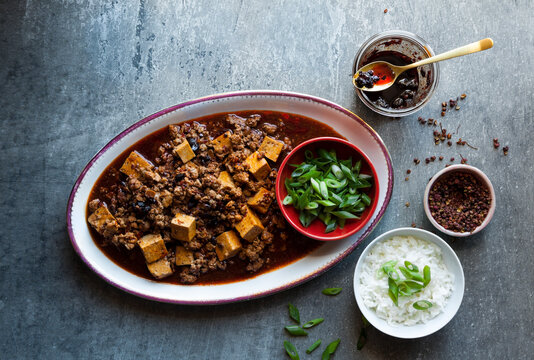 Pork with tofu and fermented black beans