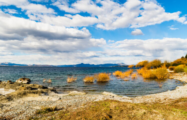 On the shores of Lake Nahuel Huapi, very close to the city of Bariloche, Rio Negro Province, Argentina