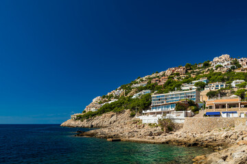 Naklejka premium Port de Andratx on Majorca, Spain Balearic Islands