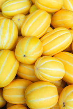 Fresh yellow melons