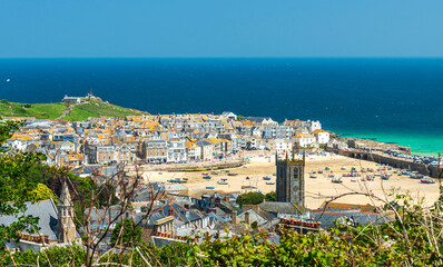 St Ives, a seaside town and port in Cornwall