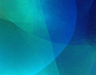 Teal and blue abstract shapes