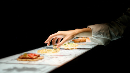 imagine futuristic kitchen where smart stoves analyze ingredients through visual and olfactory cues