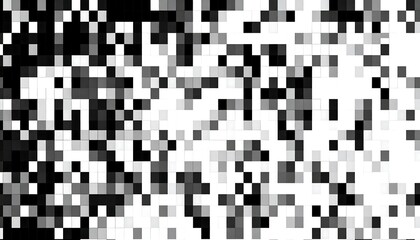 Abstract pixelated grayscale pattern