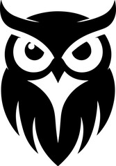 sketch vector illustration image design icon logo symbol animal night owl abstract modern classic vintage as a symbol of science