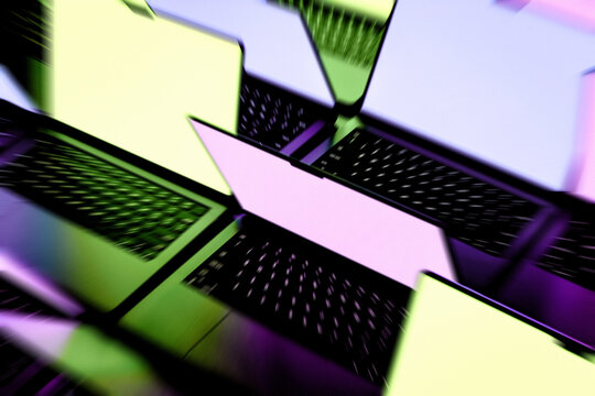 Information Overload - Abstract Technology Background