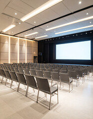 Engaging presentations modern auditorium architectural design indoor space contemporary style