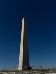 washington monument at night