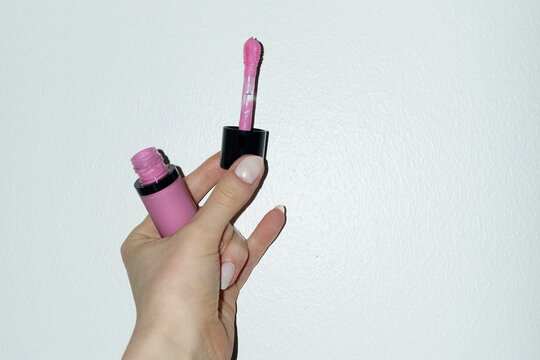 Lilac pink makeup beauty product cosmetic liquid blush lip gloss 