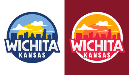 Wichita Kansas with beautiful city and nature views